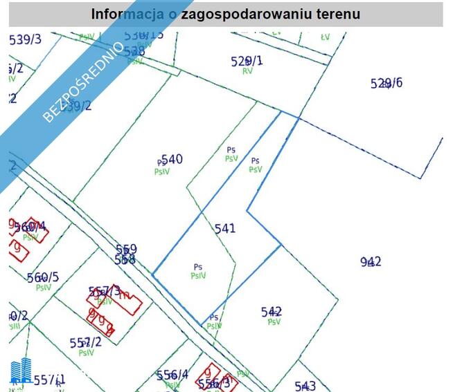 Działka 4295 m² – złożony wniosek o WZ na dwa domy