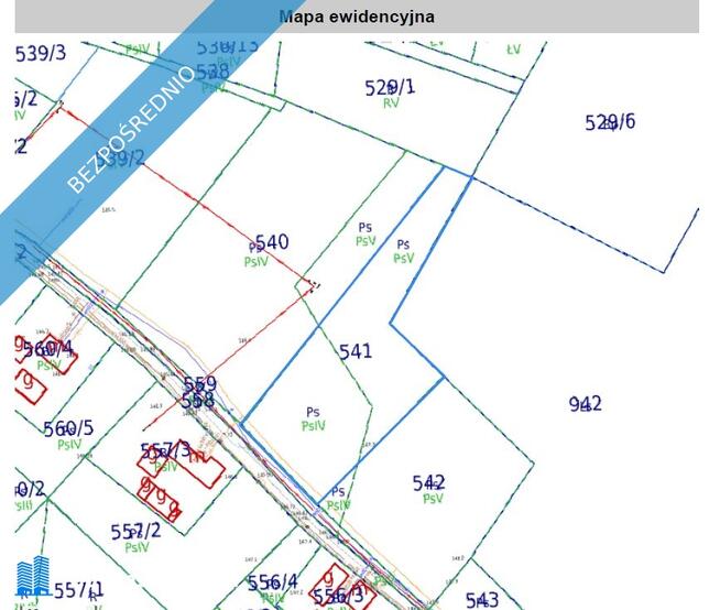 Działka 4295 m² – złożony wniosek o WZ na dwa domy