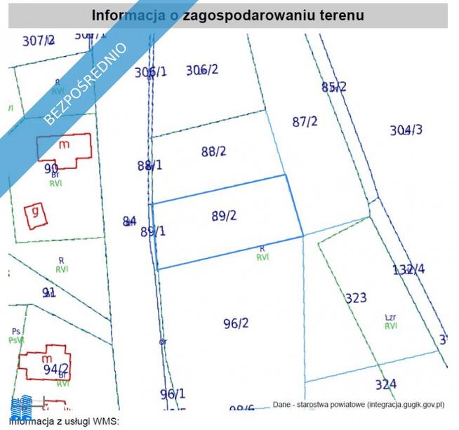 Działka pod dom 1,4 km od Zalewu Klików – wniosek o WZ w toku, blisko Iłowej