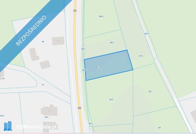 Działka pod dom 1,4 km od Zalewu Klików – wniosek o WZ w toku, blisko Iłowej