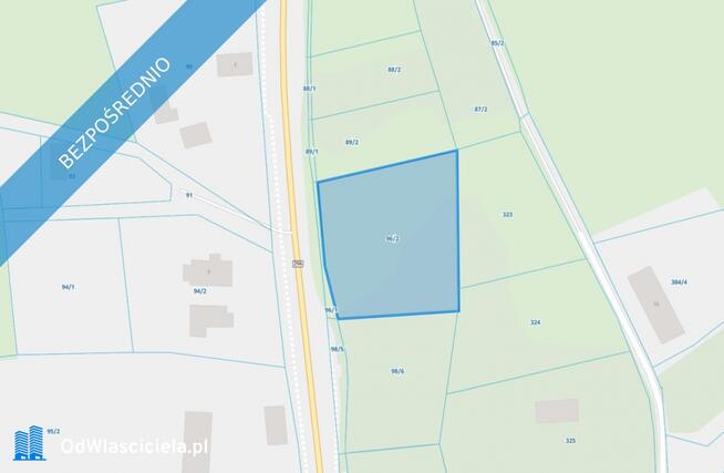 Działka pod 2 domy, 1,4 km od Zalewu Klików – WZ w toku, blisko Iłowej