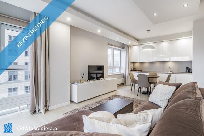 Luksusowy apartament w Centrum Warszawy | 48 m² | 13 piętro | Balkon | Klimatyzacja | Fabryka Norbli
