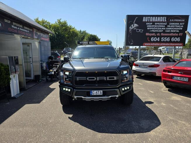 Ford F150 RAPTOR 3.5 Turbo 450 KM, Radar, Kamery 360, Panorama, Zawieszenie FOX