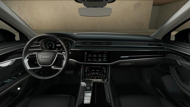 Audi A8 Lang_OśSkrętna_Masaże_Wentylacja_HeadUp_Panorama_B&O_Webasto_Dociągi_