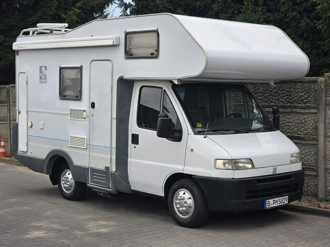 Fiat Ducato KNAUS. Perfekcyjny Stan. Solary. Markiza. TV. Bagażnik Rowerowy. Hak