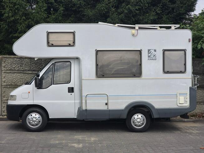 Fiat Ducato KNAUS. Perfekcyjny Stan. Solary. Markiza. TV. Bagażnik Rowerowy. Hak