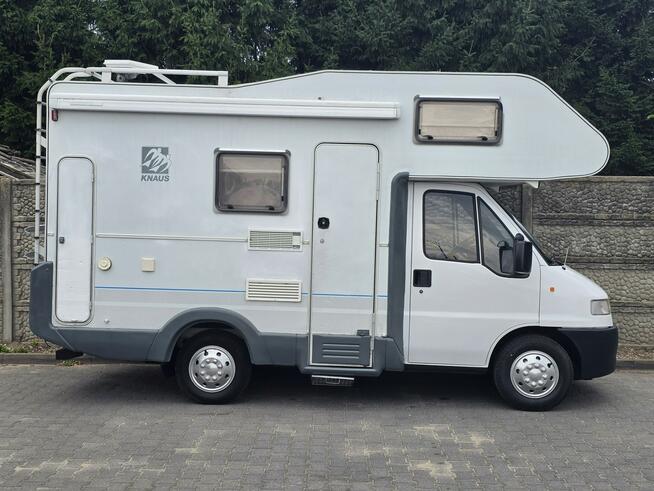 Fiat Ducato KNAUS. Perfekcyjny Stan. Solary. Markiza. TV. Bagażnik Rowerowy. Hak