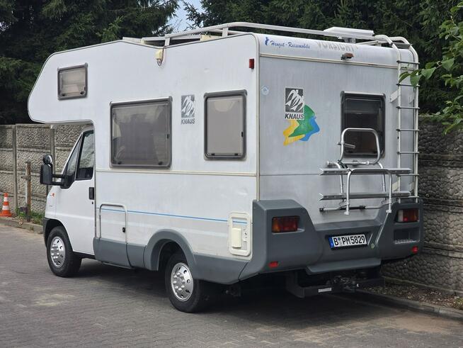 Fiat Ducato KNAUS. Perfekcyjny Stan. Solary. Markiza. TV. Bagażnik Rowerowy. Hak