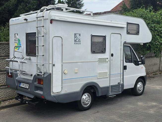 Fiat Ducato KNAUS. Perfekcyjny Stan. Solary. Markiza. TV. Bagażnik Rowerowy. Hak