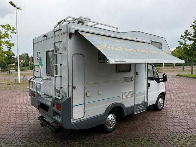 Fiat Ducato KNAUS. Perfekcyjny Stan. Solary. Markiza. TV. Bagażnik Rowerowy. Hak
