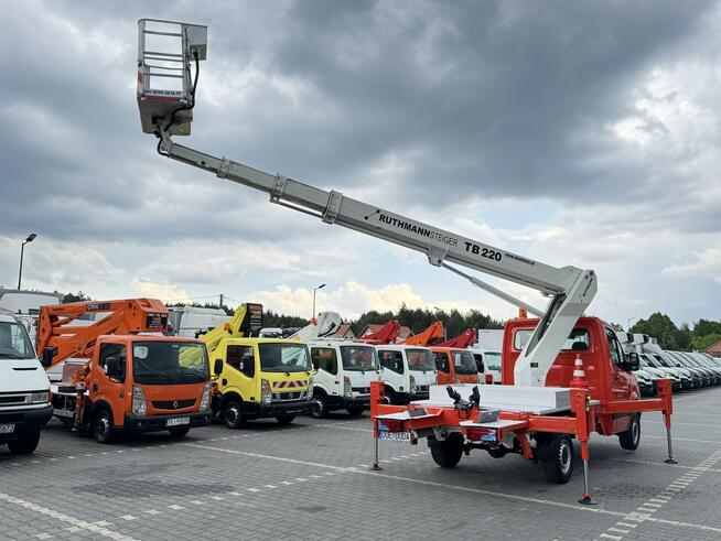 Mercedes Sprinter Cesja Leasingu Podnośnik Koszowy 22m RUTHMANN TB 220 Zwyżka P7