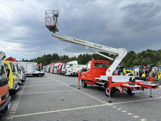 Mercedes Sprinter Cesja Leasingu Podnośnik Koszowy 22m RUTHMANN TB 220 Zwyżka P7