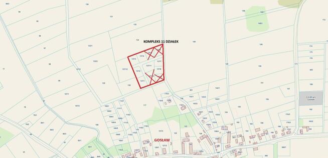 Działka budowlana Gosław gm. Trzebiatów