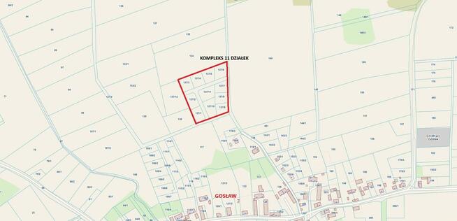 Działka budowlana Gosław gm. Trzebiatów