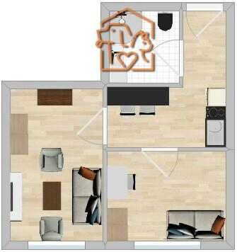 2 pokoje, piwnica, pet-friendly - Wybickiego 4