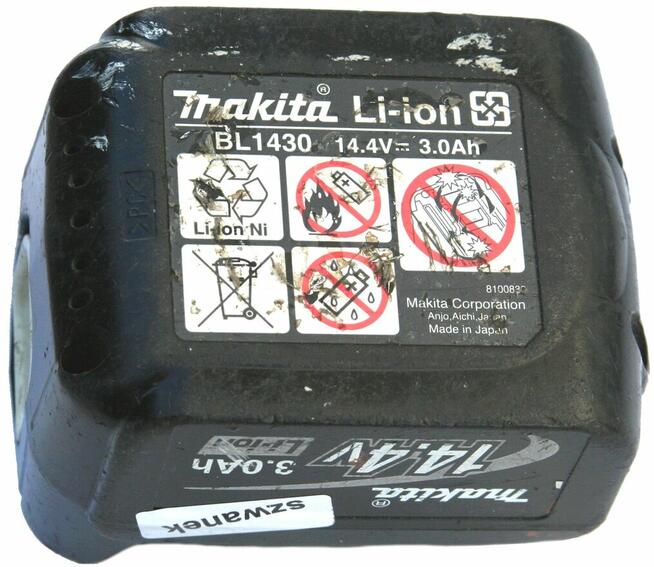 AKUMULATOR Makita 14,4V 3,0Ah li-Ion BL1430 oryginalny