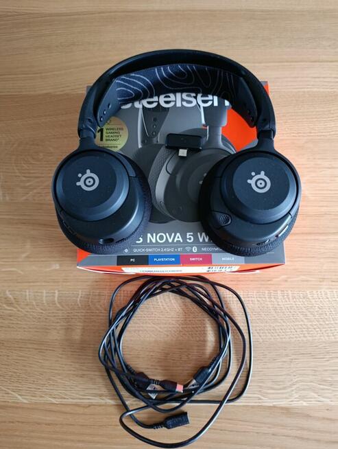 Słuchawki gamingowe steelseries arctis nowa 5 wireless