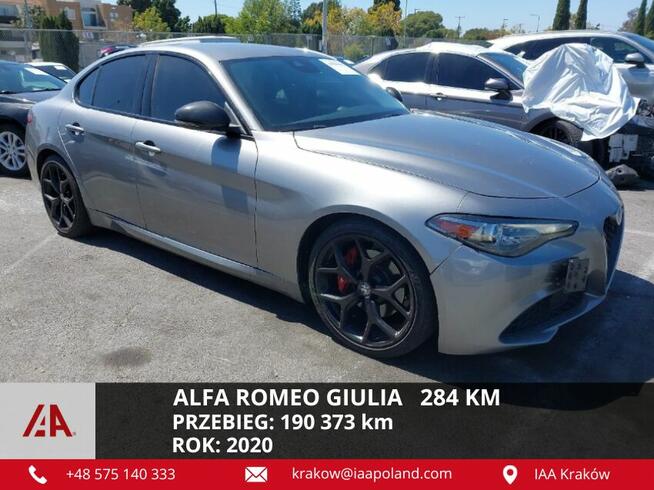 ALFA ROMEO GIULIA 2020 / 2.0L / 280 KM / V4 / Napęd tył /