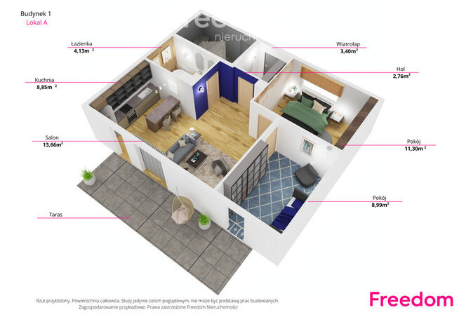 Bezczynszowe Mieszkanie z ogródkiem o pow. 152 m2