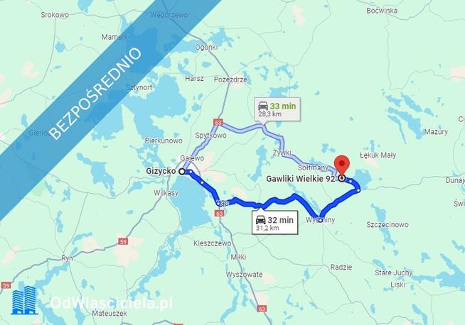 Sprzedam siedlisko 1,5 ha na Mazurach
