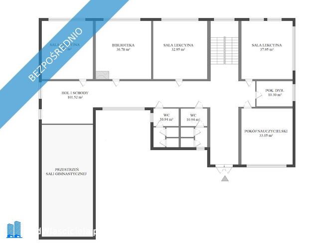 Budynek 1024m z działką 7600 m²