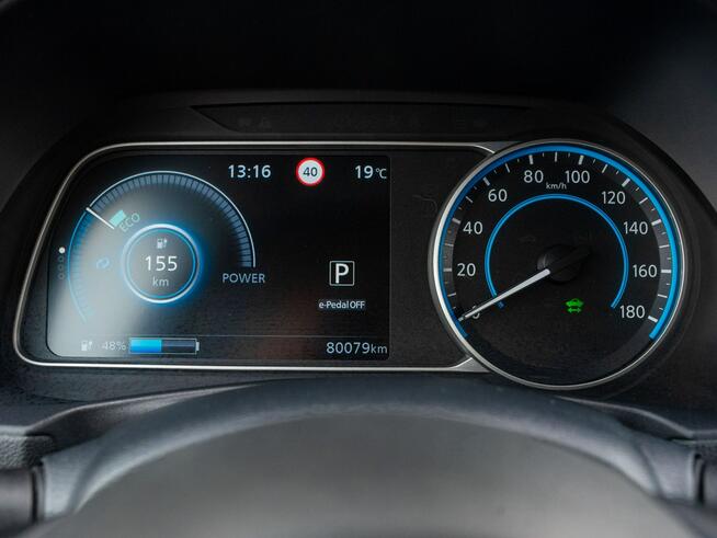 Nissan Leaf PY44082#62kWh N-Connecta Podgrz.f K.cofania Salon PL VAT 23%
