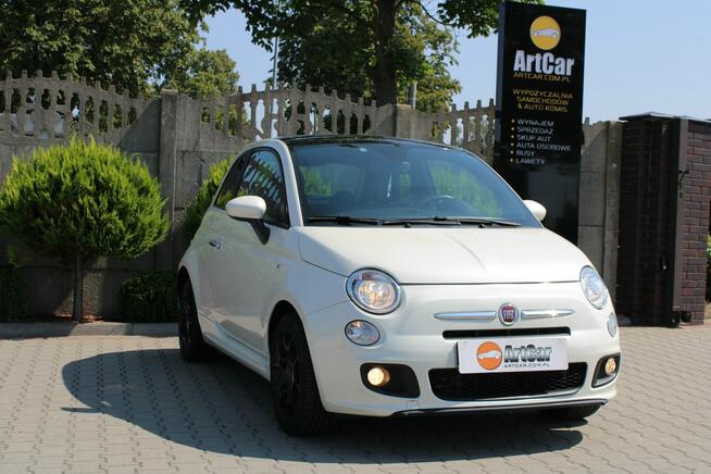 Fiat 500 S 1.2 Benzyna 69km 2013Rok Klimatronik Panorama