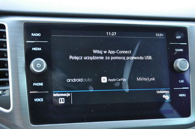 Volkswagen Golf Sportsvan 1.5TSI 130KM 6-G Comfortline Czujniki Podgrz.Kierownica App1wł SalonPL