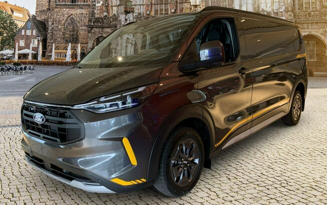 Ford Transit Custom 150KM L2 Trail Matrix LED Super Cena Hak Skóra Kamera 360