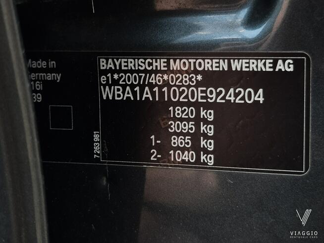 BMW F20 116i 135km KLIMA grzane fot CZUJNIKI serwis BEZWYPADEK 2014
