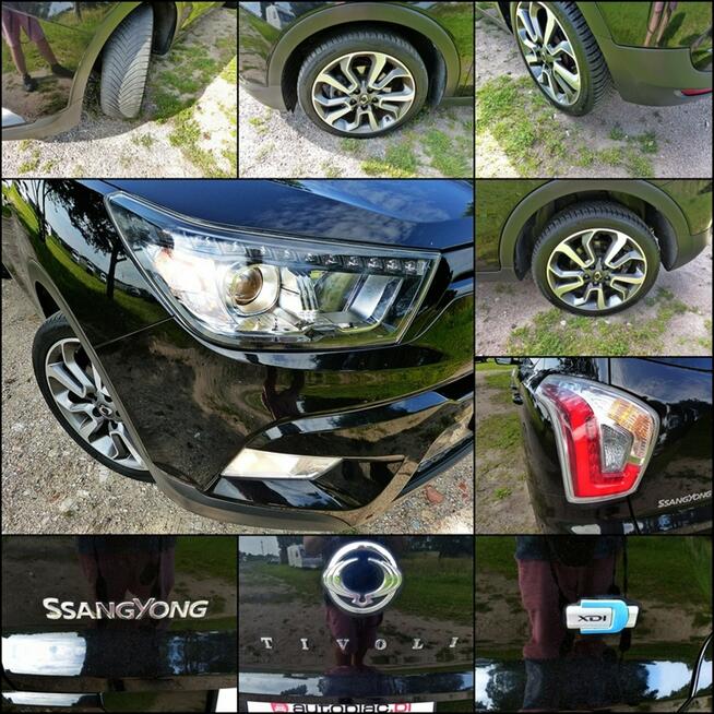 SsangYong/KGM Tivoli 1.6 D SAPPHIRE 4x4*Climatronic*Alu*Elektryka*Skóry*Navi*Wentyle*Full!!