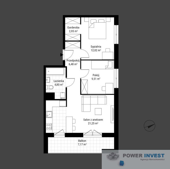 3 pokoje | Balkon | Bez PCC i prowizji