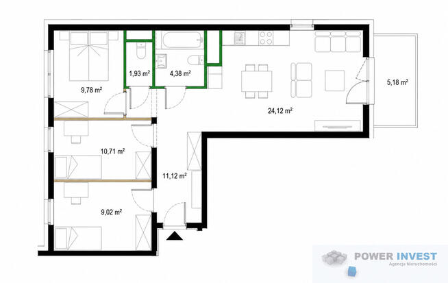4 pokoje | Balkon | Bez PCC i prowizji