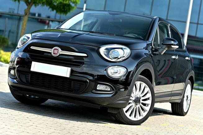 Fiat 500x 1,6 Benzyna 110Km Pół Skóra Navi Klimatronik Parktronik Serwis