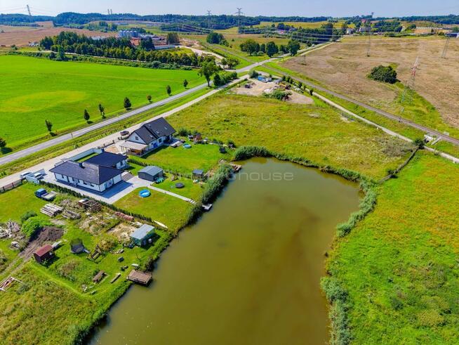 Działka budowlana 5377 m² nad stawem - Ełk