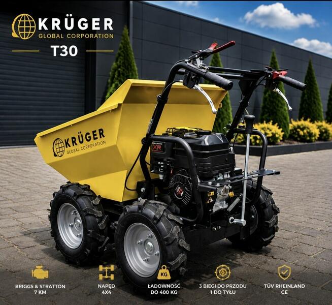 Taczka spalinowa samojezdna Krüger T30