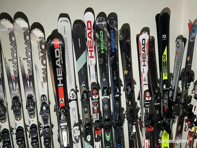 Narty head K2 volki nordica salomon hurt okazja 150 par