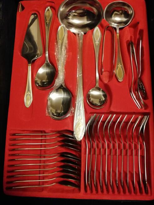 Sztućce Princess Gold 24 karat złoto. szt 84