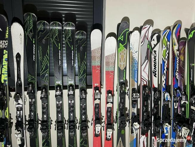 Narty head K2 volki nordica salomon hurt okazja 150 par