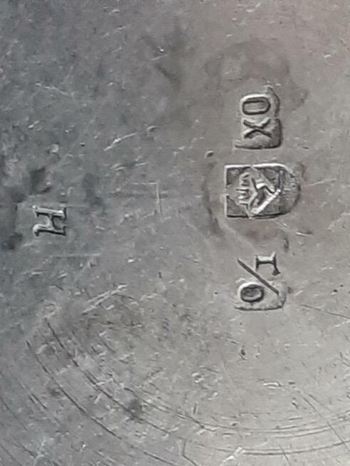 Metalowy mlecznik antyk