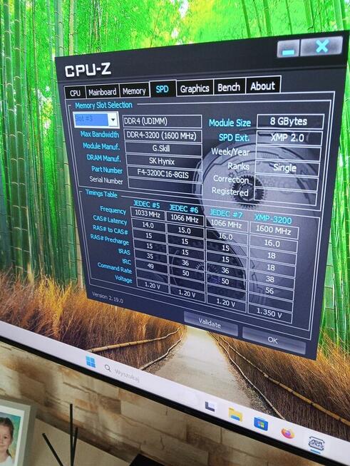 Pamięć ram 16GB ( 2 x 8GB ) DDR4 G.Skill Aegis 3200MHz CL16