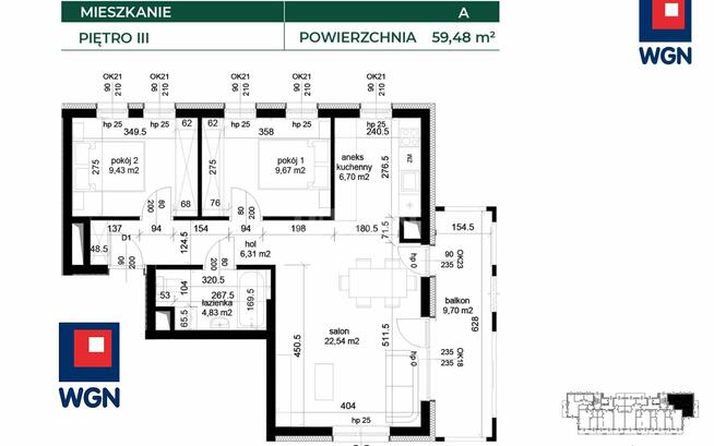 Mieszkanie Łęczna Bobrowniki, Wierzbowa