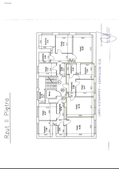 2-pokojowe mieszkanie | 43 m² |Krasickiego 9