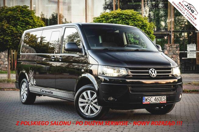 Volkswagen Caravelle LONG 8 osobowy - 180KM - 4x4 - DSG - Klima 3 rzędy - Drzwi elektryczne