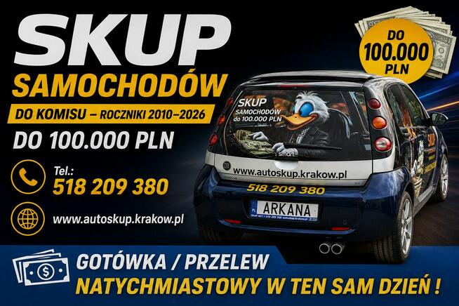 AUTO SKUP AUT Kraków TEL.: 518-209-380 SKUP SAMOCHODÓW !!!