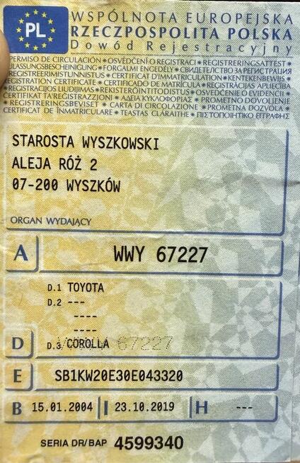 TOYOTA Corolla - Extra WYPOSAŻENIE