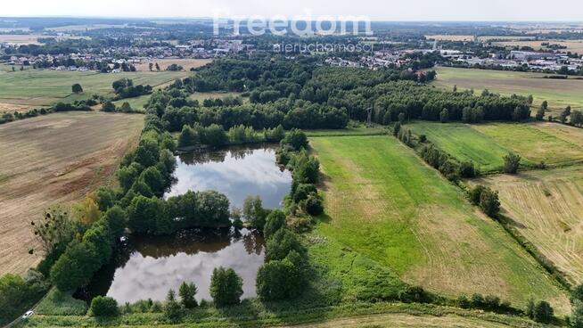 Działka 3,61 ha ze stawem i gruntem rolnym