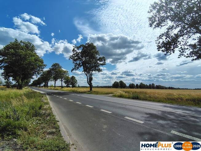 Działka przy DK 61 blisko Narwi 35 km od Warszawy
