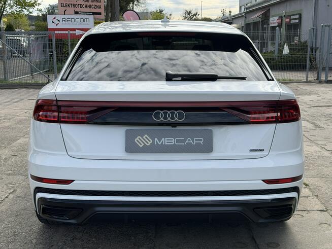 Audi Q8 FV 23% Pierwszy Właściciel Salon PL Bezwypadkowy Pneumatyka Oś Skrętna