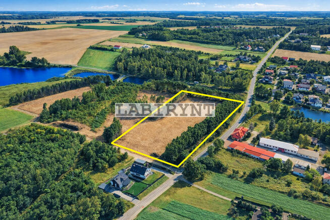Libidza, 1,63ha, przy stawach, w całości budowlana